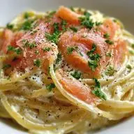 Smoked Salmon Carbonara