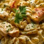 Creamy Chicken Garlic Parmesan Pasta