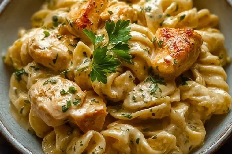 Creamy Chicken Garlic Parmesan Pasta