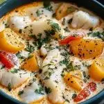 Creamy Coconut White Fish Stew