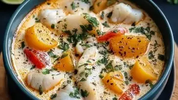 Creamy Coconut White Fish Stew