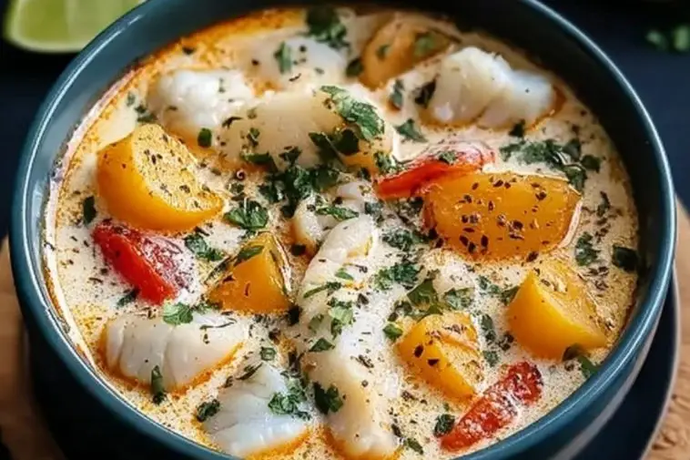 Creamy Coconut White Fish Stew