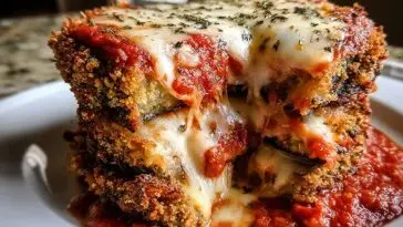 Crispy Baked Eggplant Parmesan