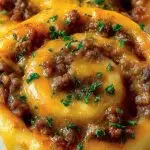 Garlic Butter Cheeseburger Rollups