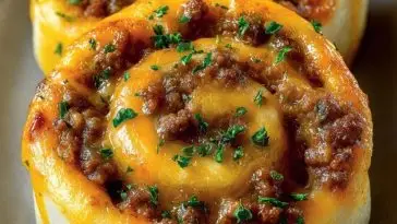 Garlic Butter Cheeseburger Rollups