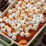 Glazed Candied Sweet Potatoes With Marshmallows