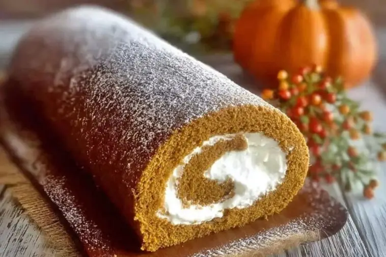 Homemade Amish Pumpkin Roll