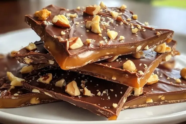 Irresistible Christmas Toffee Bark