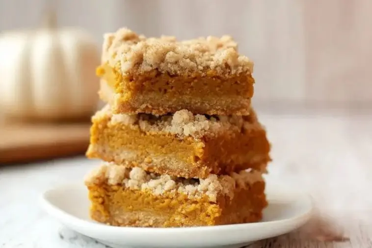 Moist Greek Yogurt Pumpkin Bars