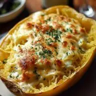 Spaghetti Squash Alfredo