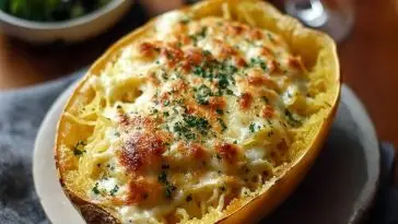 Spaghetti Squash Alfredo