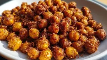 Sweet Cinnamon Sugar Roasted Chickpeas