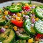 Zesty Mexican Cucumber Salad