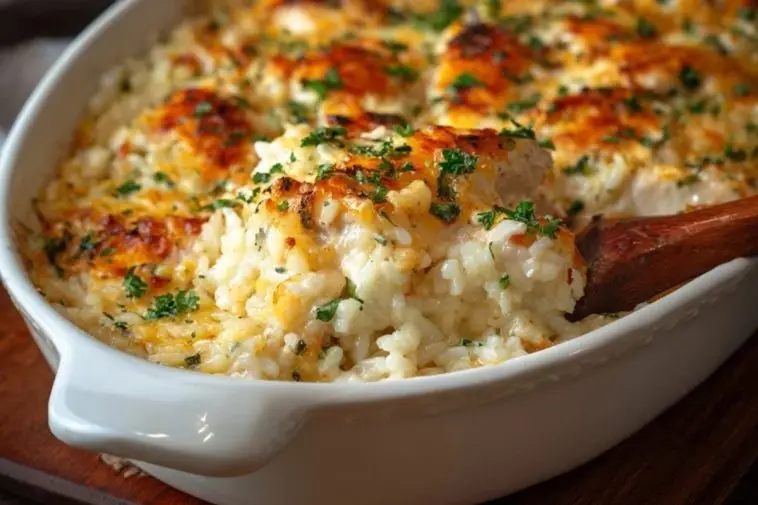 Angel Chicken Rice Casserole