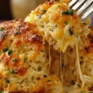 Crab Stuffed Cheddar Biscuits