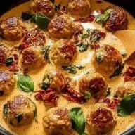 Creamy Marry Me Chicken Meatballs
