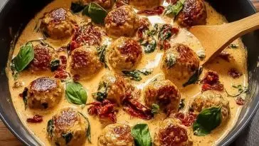 Creamy Marry Me Chicken Meatballs