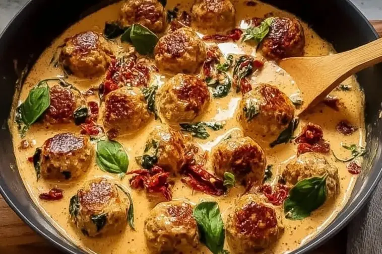 Creamy Marry Me Chicken Meatballs