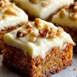 Decadent Carrot Cake Bars with Cream Cheese Frosting