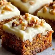 Decadent Carrot Cake Bars with Cream Cheese Frosting