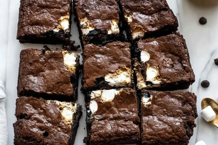 Fluffernutter Brownies
