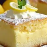 Lemon Custard Cake That Melts in Your Mouth