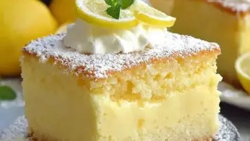 Lemon Custard Cake That Melts in Your Mouth