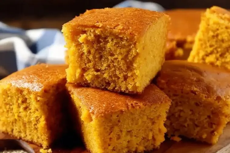 Moist & Fluffy Sweet Potato Cornbread