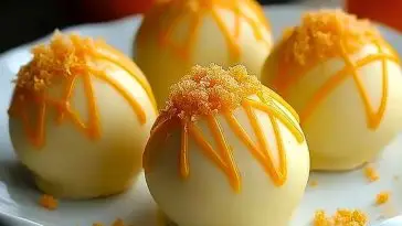 Orange Creamsicle Truffles