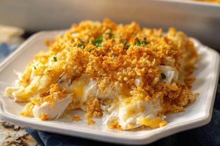 Ritz Cracker Chicken Casserole