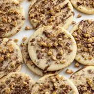 Toffee Icebox Cookies