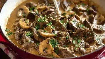 Authentic Classic Beef Stroganoff