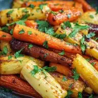 Honey Glazed Carrots and Parsnips