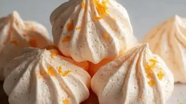Orange Meringue Cookies