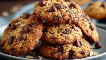 Protein Packed Oatmeal Breakfast Cookies