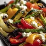 Quick Roasted Vegetables With Goat Cheese
