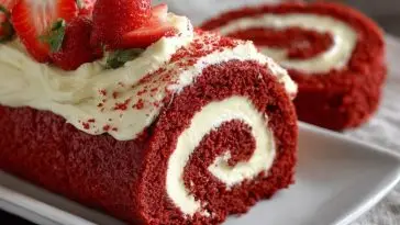 Red Velvet Cake Roll