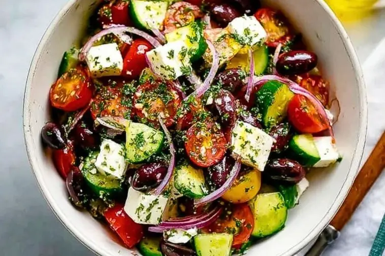 Authentic Mediterranean Greek Salad