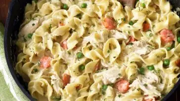 Best Chicken Pot Pie Noodles