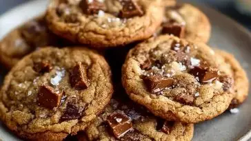Brown Butter Toffee Cookies