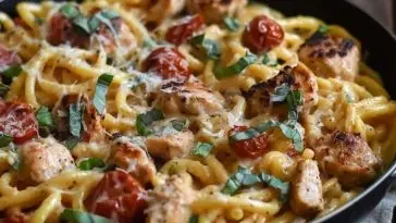 Chicken Apple Sausage One Pan Pasta