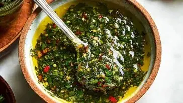 Classic Chimichurri Sauce with Herbs & Garlic