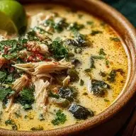 Creamy Chicken Poblano Soup
