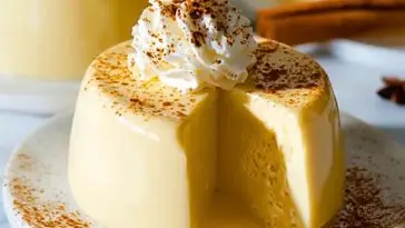 Creamy Eggnog Panna Cotta