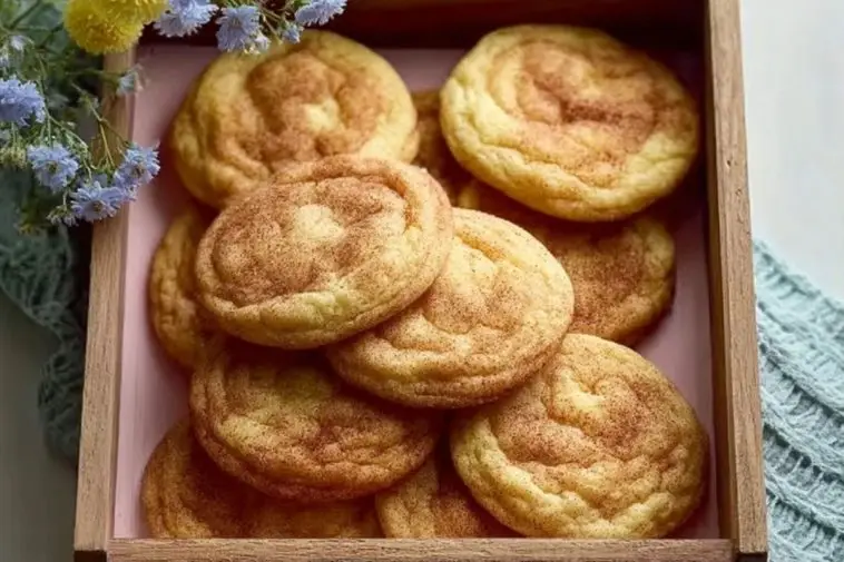 Easy Cake Mix Snickerdoodle Cookies