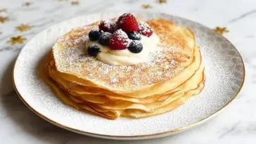Eggnog Crêpes