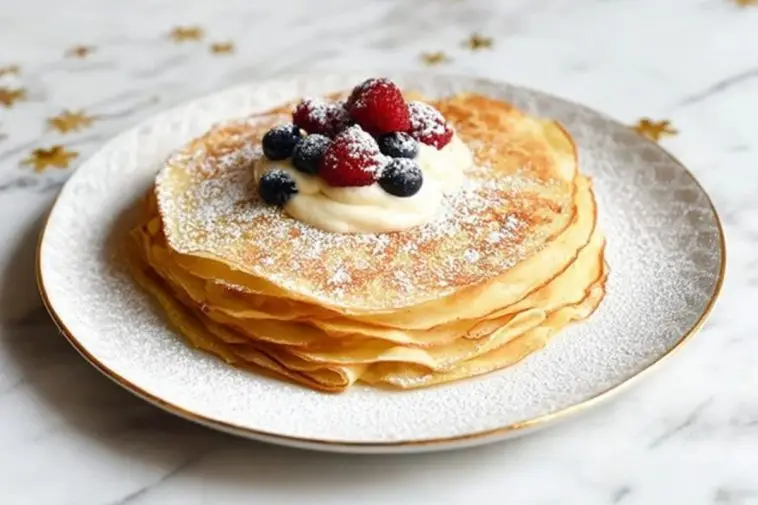 Eggnog Crêpes