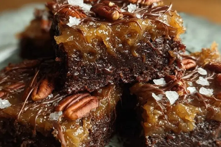 German Chocolate Pecan Brownies