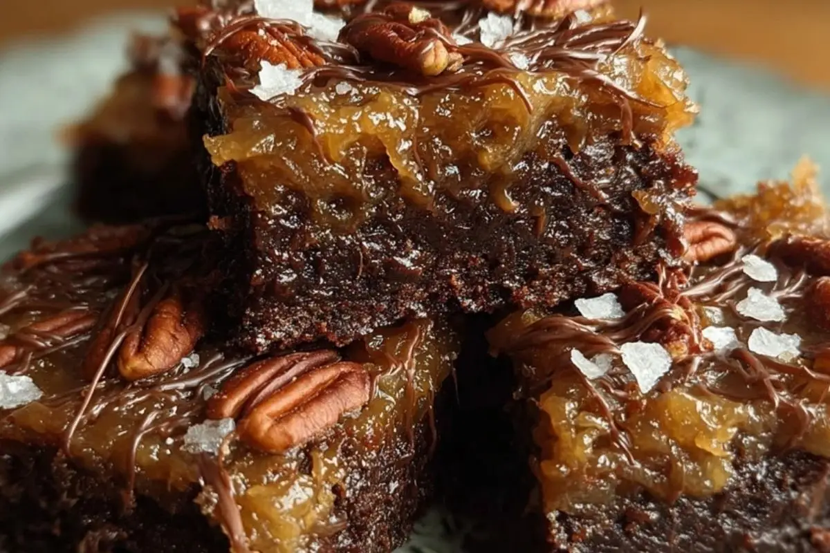 German Chocolate Pecan Brownies