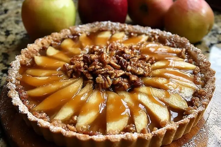 Gluten-Free Caramel Apple Tart